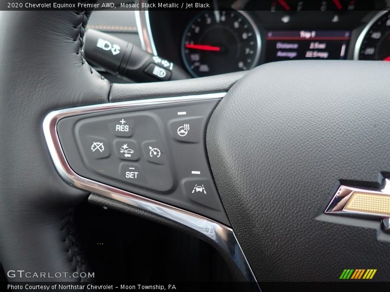 Mosaic Black Metallic / Jet Black 2020 Chevrolet Equinox Premier AWD