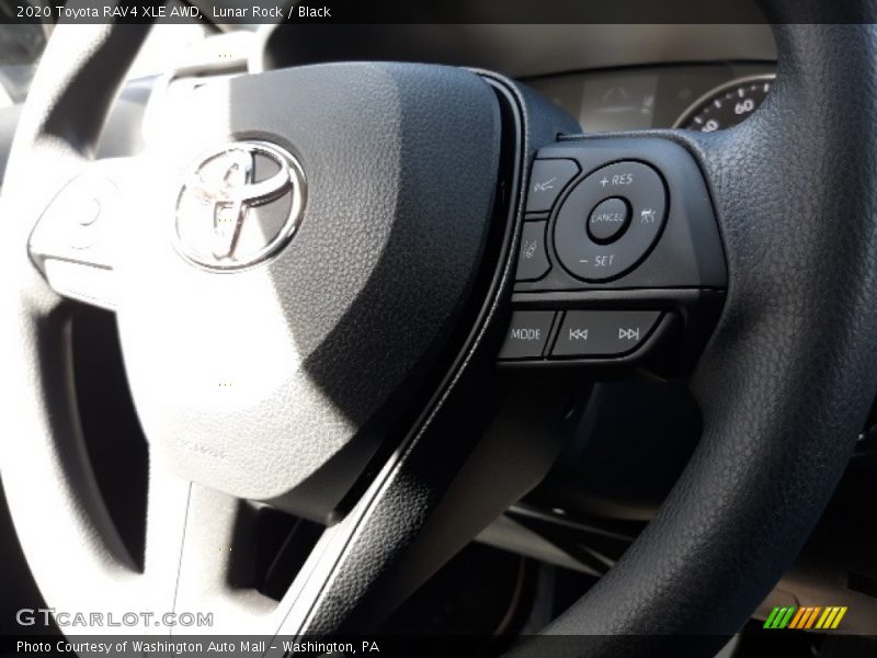 Lunar Rock / Black 2020 Toyota RAV4 XLE AWD