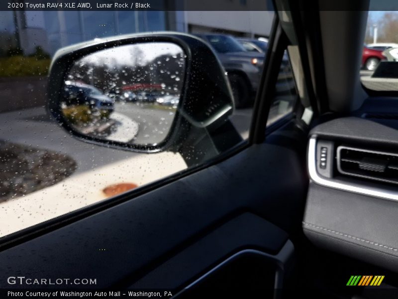 Lunar Rock / Black 2020 Toyota RAV4 XLE AWD