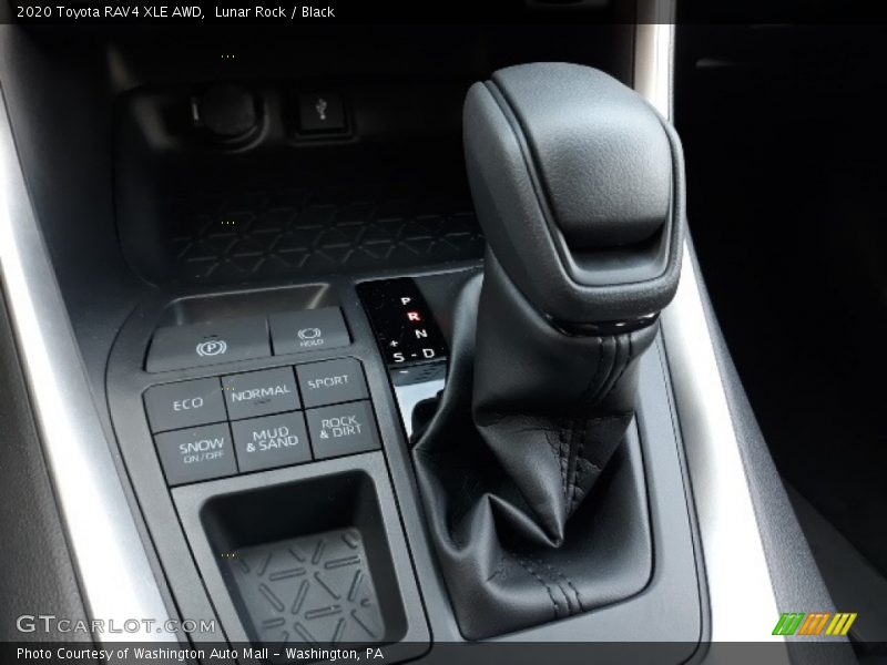 Lunar Rock / Black 2020 Toyota RAV4 XLE AWD