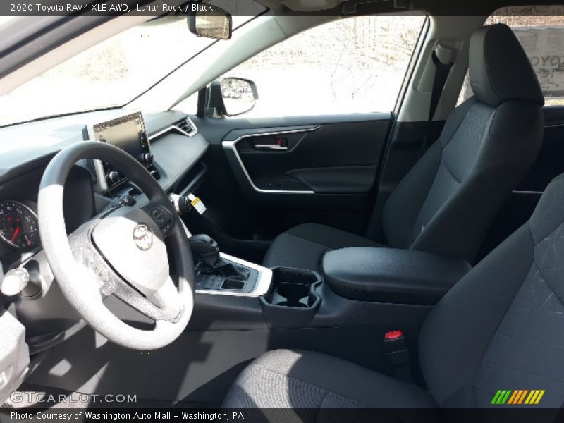 Lunar Rock / Black 2020 Toyota RAV4 XLE AWD