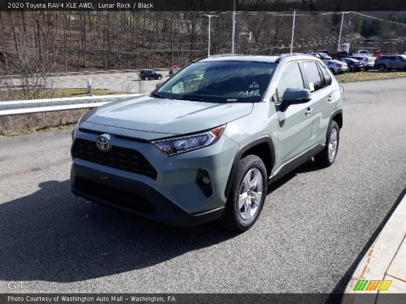 Lunar Rock / Black 2020 Toyota RAV4 XLE AWD