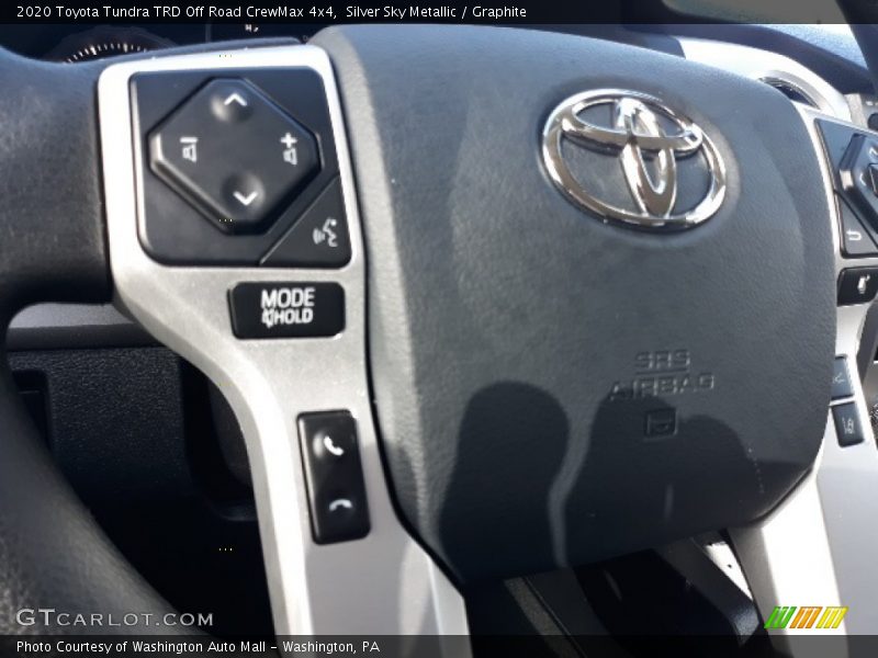 Silver Sky Metallic / Graphite 2020 Toyota Tundra TRD Off Road CrewMax 4x4