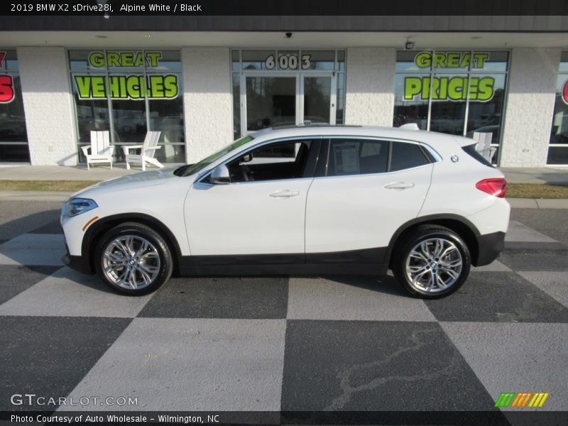 Alpine White / Black 2019 BMW X2 sDrive28i