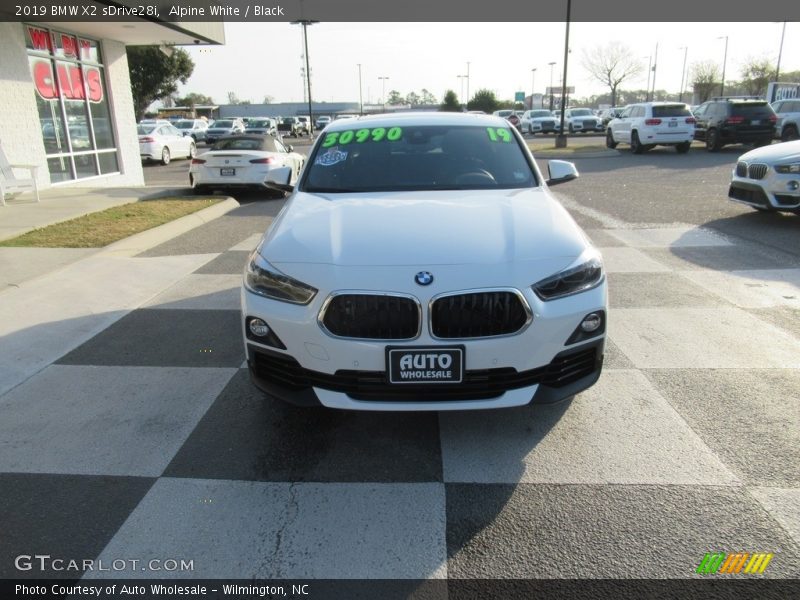 Alpine White / Black 2019 BMW X2 sDrive28i