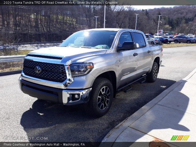 Silver Sky Metallic / Graphite 2020 Toyota Tundra TRD Off Road CrewMax 4x4