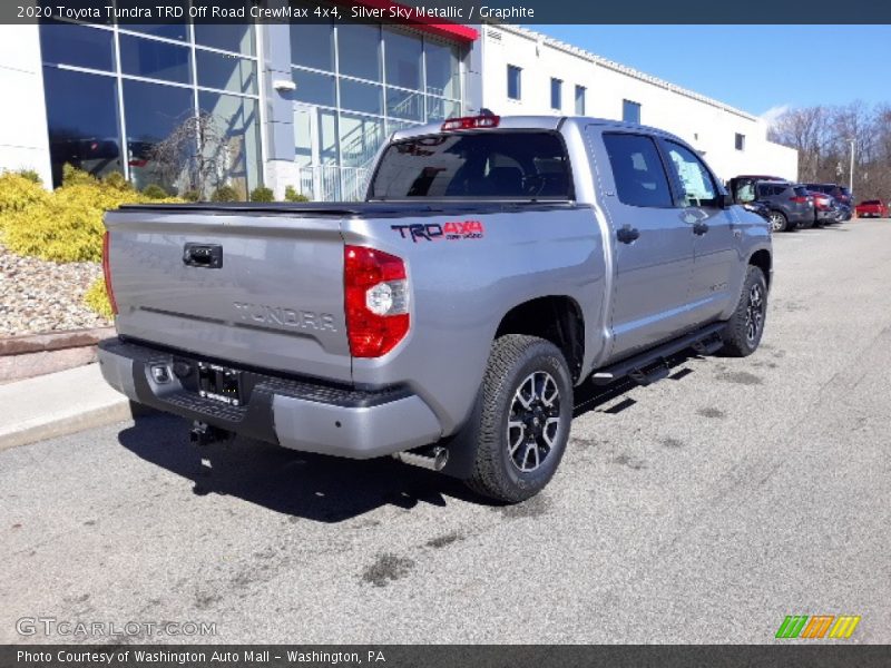 Silver Sky Metallic / Graphite 2020 Toyota Tundra TRD Off Road CrewMax 4x4