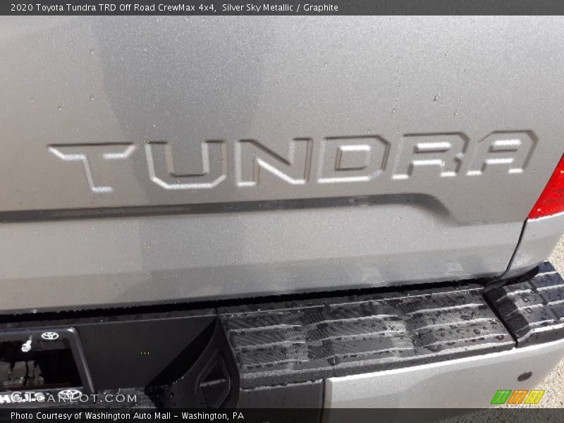 Silver Sky Metallic / Graphite 2020 Toyota Tundra TRD Off Road CrewMax 4x4