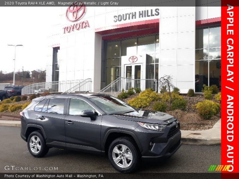 Magnetic Gray Metallic / Light Gray 2020 Toyota RAV4 XLE AWD