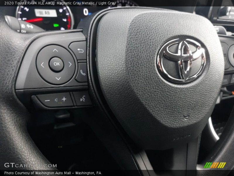 Magnetic Gray Metallic / Light Gray 2020 Toyota RAV4 XLE AWD