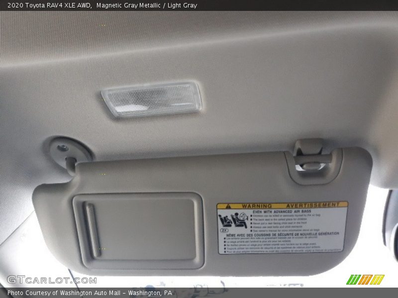 Magnetic Gray Metallic / Light Gray 2020 Toyota RAV4 XLE AWD