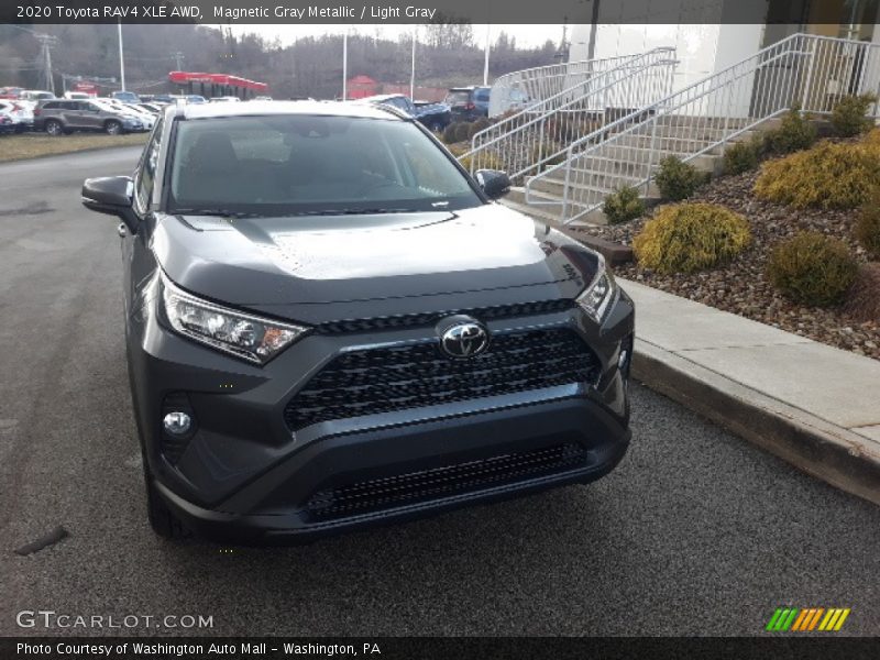 Magnetic Gray Metallic / Light Gray 2020 Toyota RAV4 XLE AWD