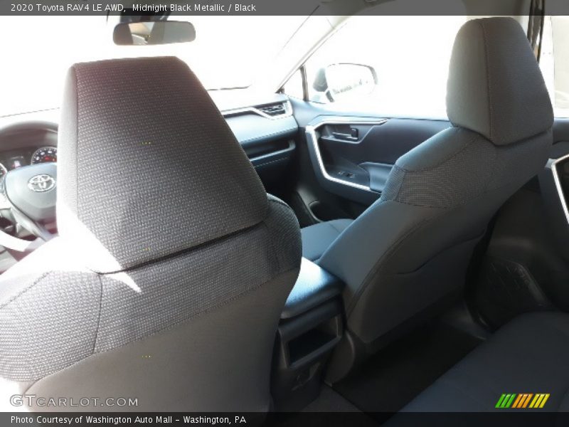 Midnight Black Metallic / Black 2020 Toyota RAV4 LE AWD