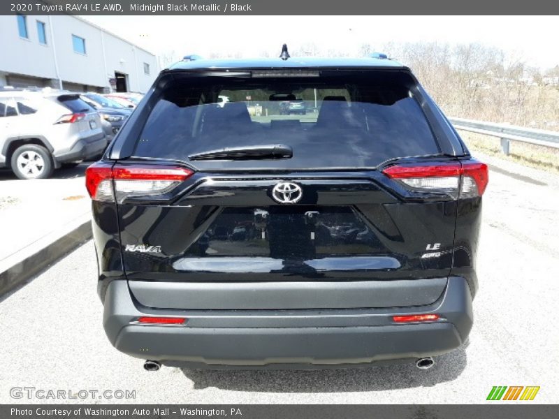 Midnight Black Metallic / Black 2020 Toyota RAV4 LE AWD