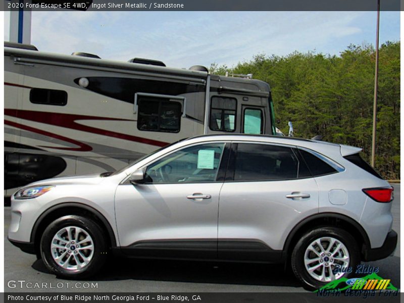 Ingot Silver Metallic / Sandstone 2020 Ford Escape SE 4WD