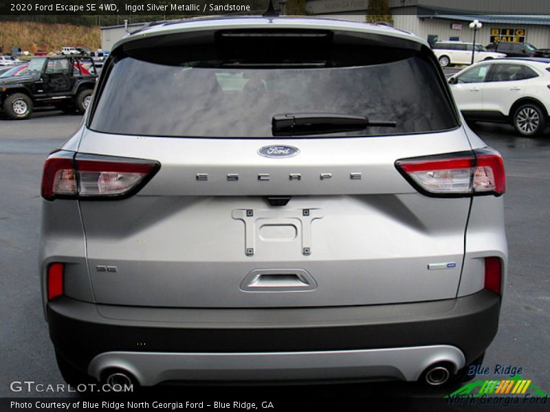 Ingot Silver Metallic / Sandstone 2020 Ford Escape SE 4WD
