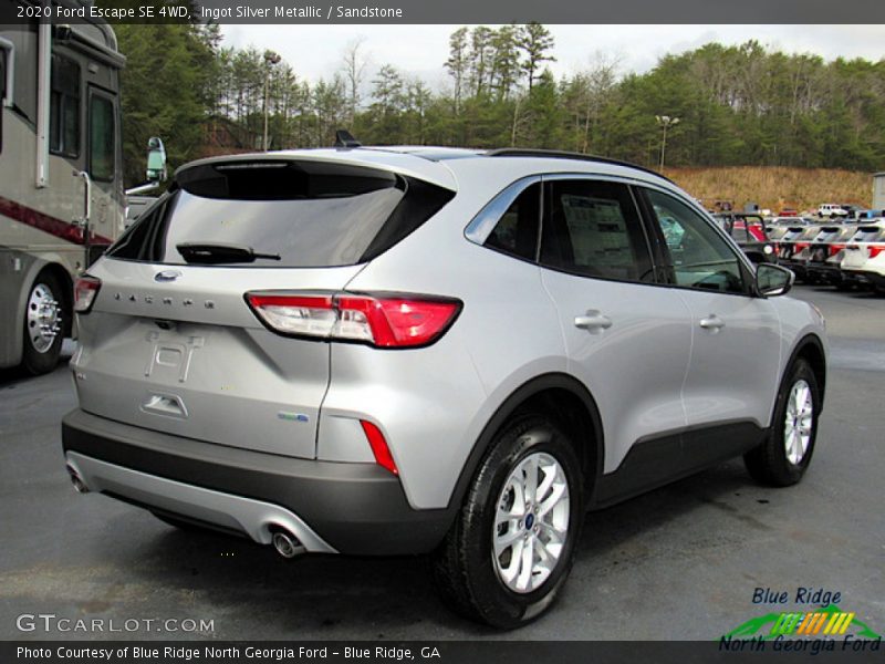 Ingot Silver Metallic / Sandstone 2020 Ford Escape SE 4WD