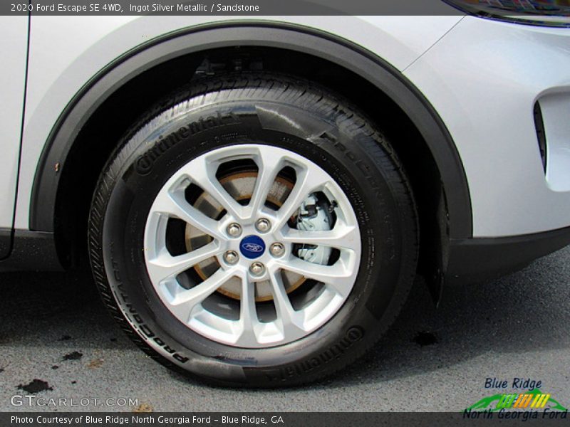 Ingot Silver Metallic / Sandstone 2020 Ford Escape SE 4WD