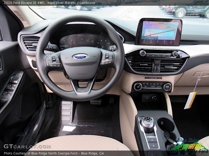 Ingot Silver Metallic / Sandstone 2020 Ford Escape SE 4WD