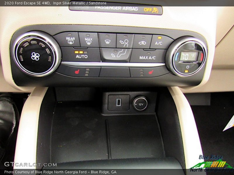 Ingot Silver Metallic / Sandstone 2020 Ford Escape SE 4WD