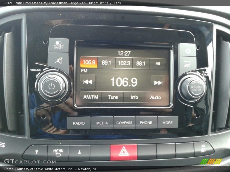 Bright White / Black 2020 Ram ProMaster City Tradesman Cargo Van