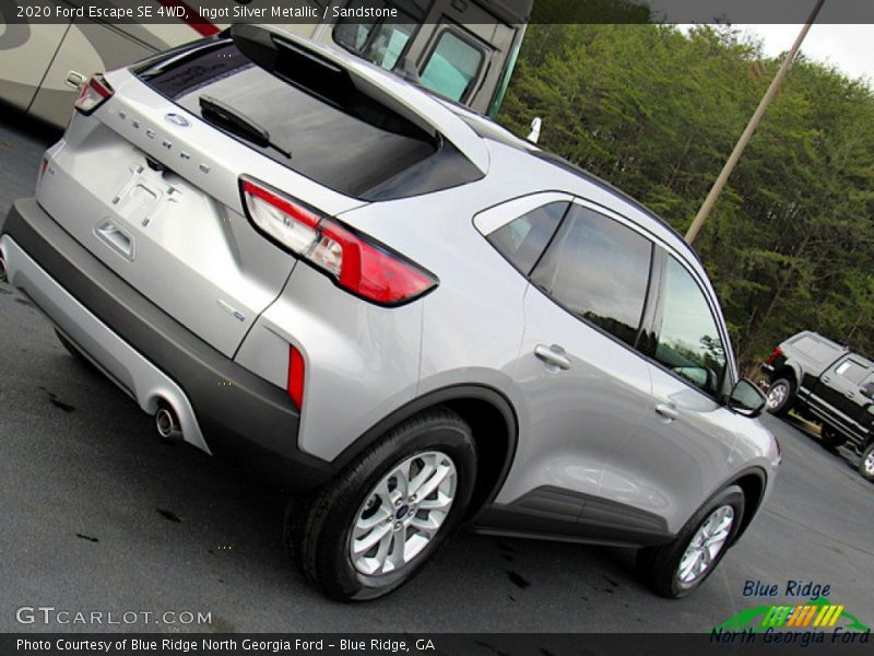 Ingot Silver Metallic / Sandstone 2020 Ford Escape SE 4WD