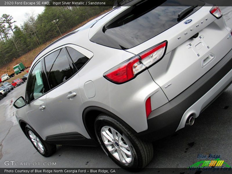 Ingot Silver Metallic / Sandstone 2020 Ford Escape SE 4WD