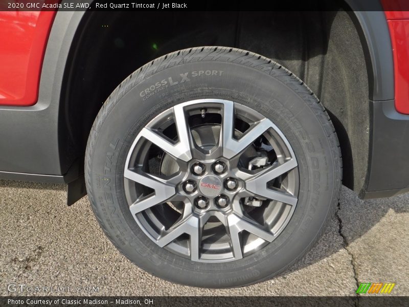 Red Quartz Tintcoat / Jet Black 2020 GMC Acadia SLE AWD