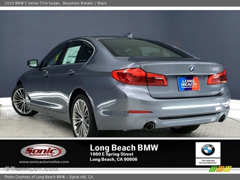 Bluestone Metallic / Black 2020 BMW 5 Series 530i Sedan