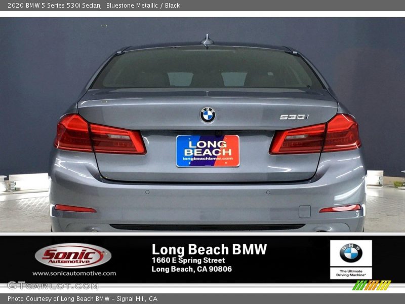Bluestone Metallic / Black 2020 BMW 5 Series 530i Sedan
