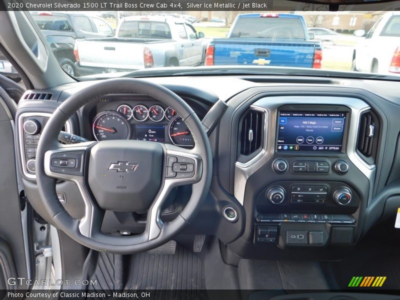 Silver Ice Metallic / Jet Black 2020 Chevrolet Silverado 1500 LT Trail Boss Crew Cab 4x4