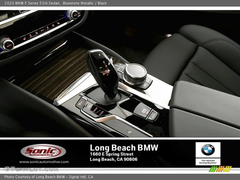 Bluestone Metallic / Black 2020 BMW 5 Series 530i Sedan