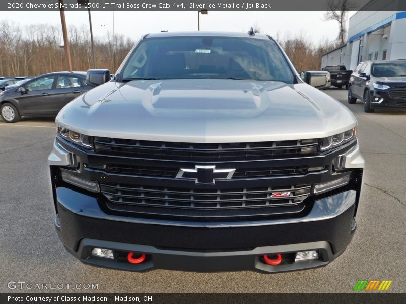 Silver Ice Metallic / Jet Black 2020 Chevrolet Silverado 1500 LT Trail Boss Crew Cab 4x4