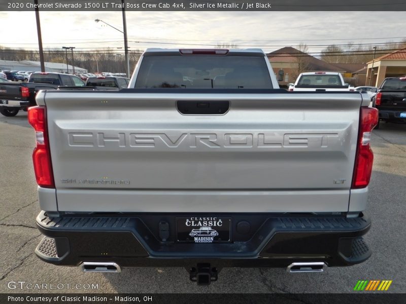 Silver Ice Metallic / Jet Black 2020 Chevrolet Silverado 1500 LT Trail Boss Crew Cab 4x4