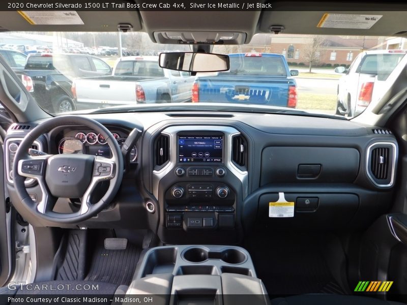 Silver Ice Metallic / Jet Black 2020 Chevrolet Silverado 1500 LT Trail Boss Crew Cab 4x4