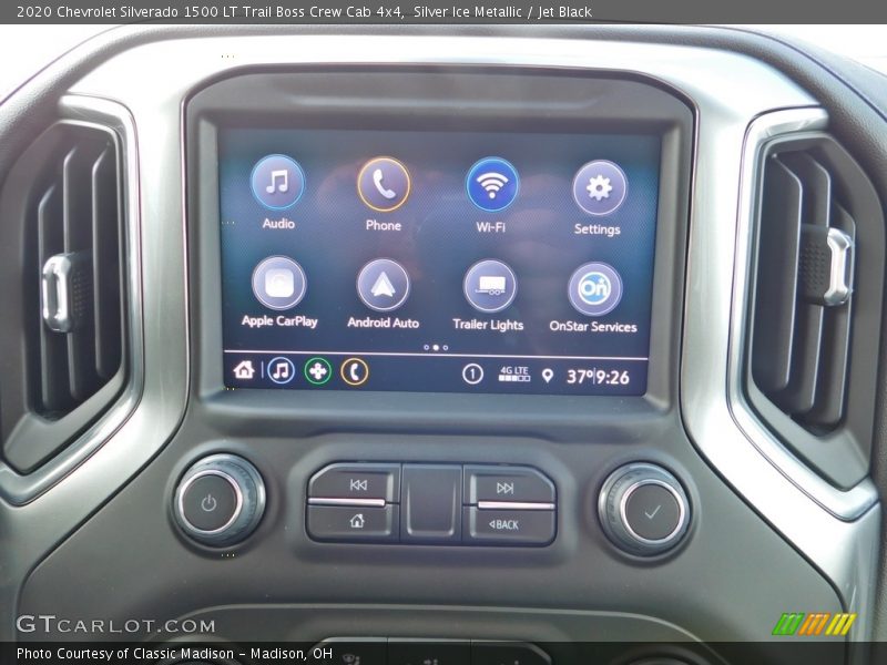 Silver Ice Metallic / Jet Black 2020 Chevrolet Silverado 1500 LT Trail Boss Crew Cab 4x4