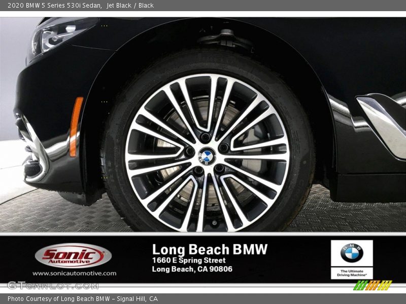 Jet Black / Black 2020 BMW 5 Series 530i Sedan