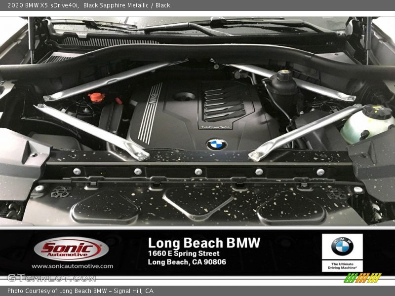 Black Sapphire Metallic / Black 2020 BMW X5 sDrive40i