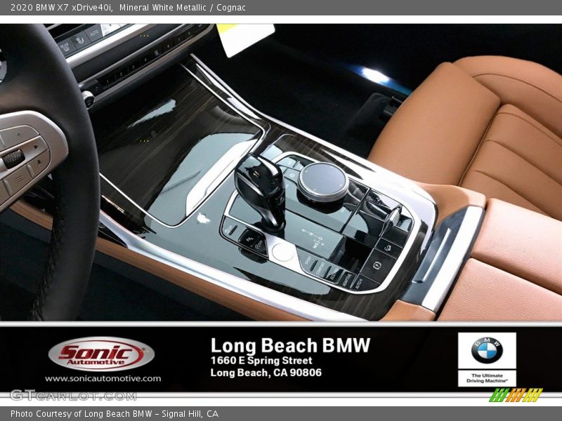 Mineral White Metallic / Cognac 2020 BMW X7 xDrive40i