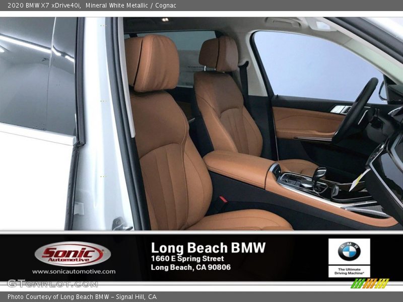 Mineral White Metallic / Cognac 2020 BMW X7 xDrive40i