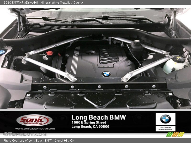 Mineral White Metallic / Cognac 2020 BMW X7 xDrive40i