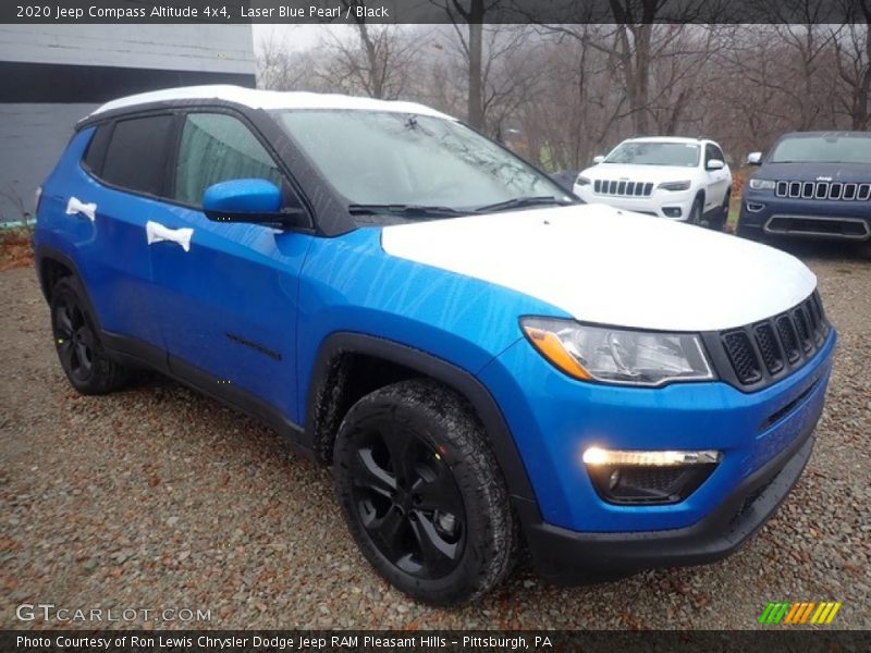 Laser Blue Pearl / Black 2020 Jeep Compass Altitude 4x4
