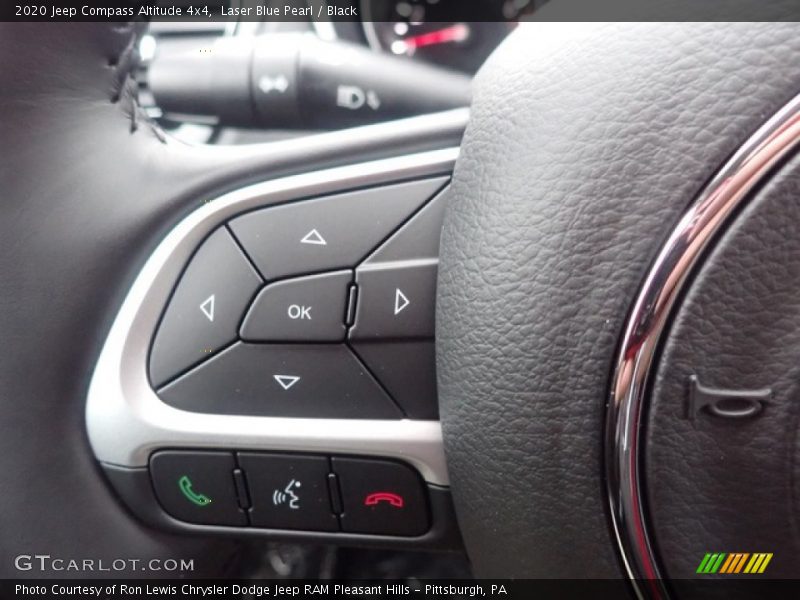 Laser Blue Pearl / Black 2020 Jeep Compass Altitude 4x4