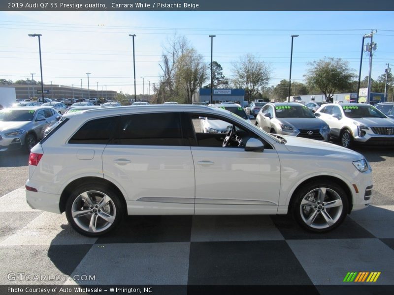  2019 Q7 55 Prestige quattro Carrara White