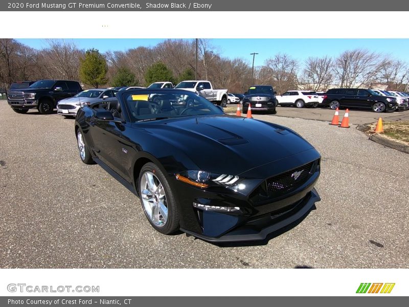 Shadow Black / Ebony 2020 Ford Mustang GT Premium Convertible