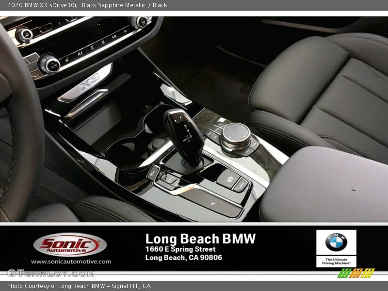 Black Sapphire Metallic / Black 2020 BMW X3 sDrive30i