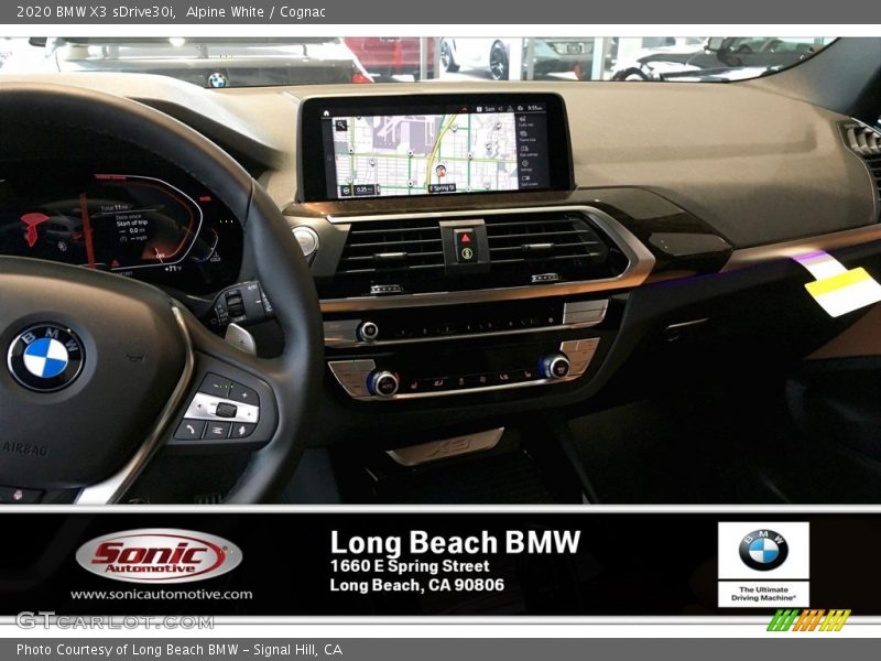 Alpine White / Cognac 2020 BMW X3 sDrive30i
