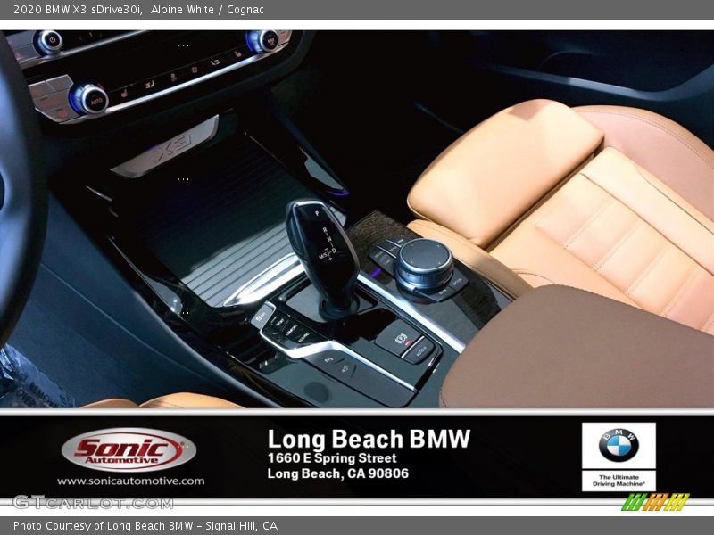 Alpine White / Cognac 2020 BMW X3 sDrive30i