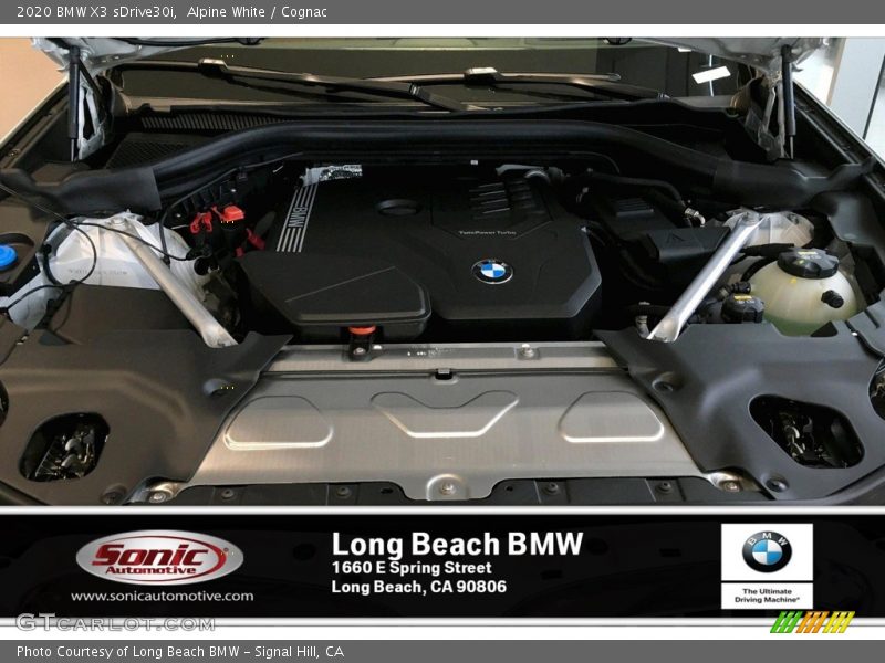 Alpine White / Cognac 2020 BMW X3 sDrive30i