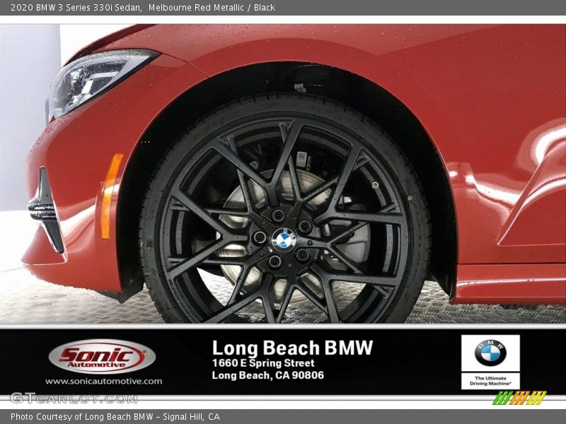 Melbourne Red Metallic / Black 2020 BMW 3 Series 330i Sedan